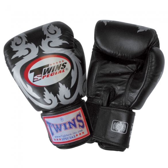 Twins Fantasy bokshandschoenen zwart flourish TWINSFANTASYBLFL